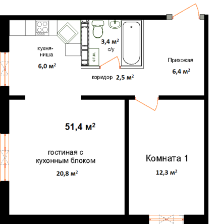 План квартиры №15